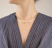 Load image into Gallery viewer, Freshwater Pearl Coin Pendant Necklace
