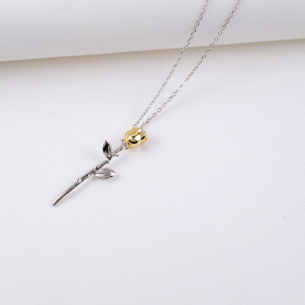 Little Prince's Rose Pendant Necklace