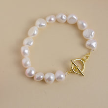 Load image into Gallery viewer, Baroque Pearl with Sterling Silver Bracelet
