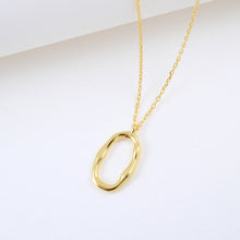 Load image into Gallery viewer, Oval Pendant Necklace
