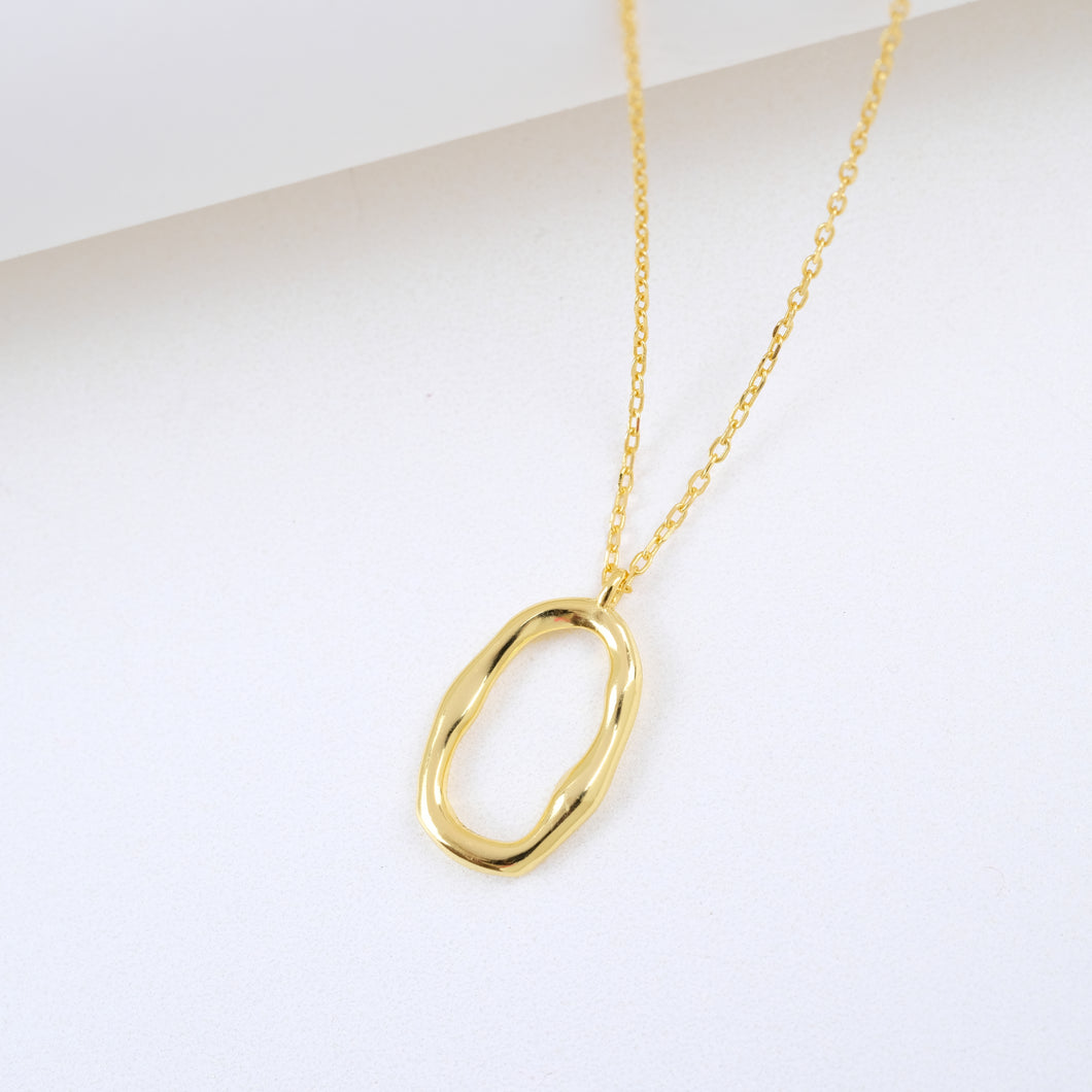 Oval Pendant Necklace