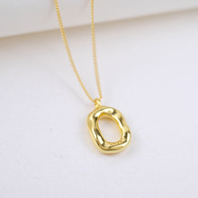 Load image into Gallery viewer, Bold Donut Pendant Necklace
