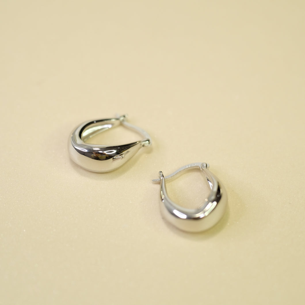 Horseshoe U Hoop Earrings