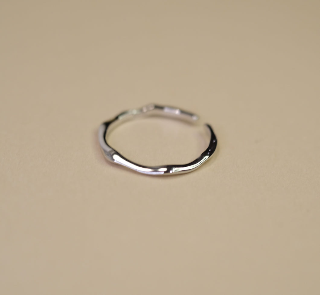 Stylish Bamboo Stackable Ring Adjustable