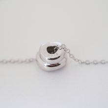 Load image into Gallery viewer, Silver Circular Lucky Pendant Necklace
